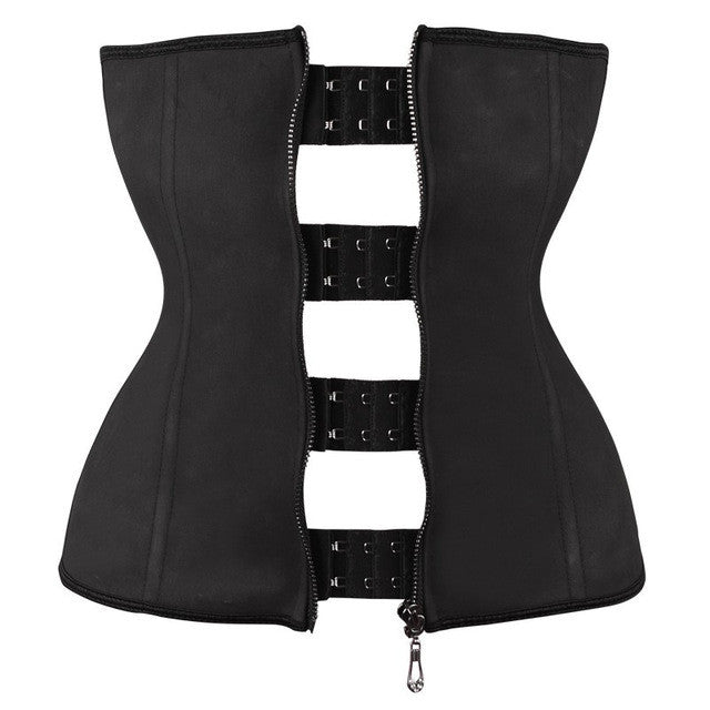 Load image into Gallery viewer, Zipper Latex Corsets -Slimming Shapewear